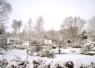 Winter Season at Warren Forest Park in Nidderdale