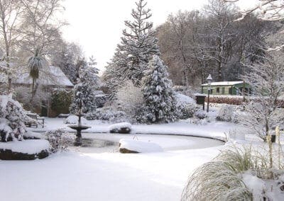 Winter Season at Warren Forest Park in Nidderdale