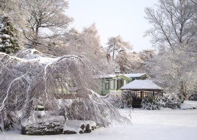 Winter Season at Warren Forest Park in Nidderdale