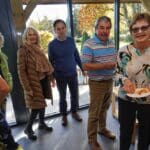 Guests enjoying a casual gathering at a luxury holiday home