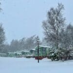 A glimpse of a winter wonderland