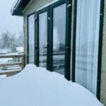 A peaceful winter wonderland at the holiday park