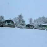 A winter wonderland retreat awaits at this cozy cabin