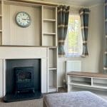 Comfortable living room in a holiday lodge at Warren Forest Park