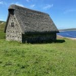 Thatched building near Grimwith Reservoir at Warren Forest Park