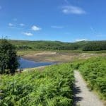 Walking path near Grimwith Reservoir at Warren Forest Park