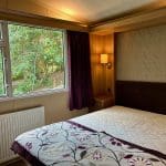 Cozy bedroom in a caravan at Warren Forest Park
